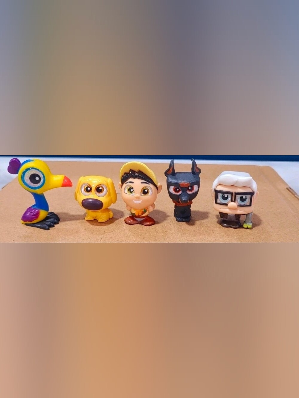 Pixar Up Disney Doorables Series 7 Full Set Of 5 Russell Carl Dug Kevin & Alpha